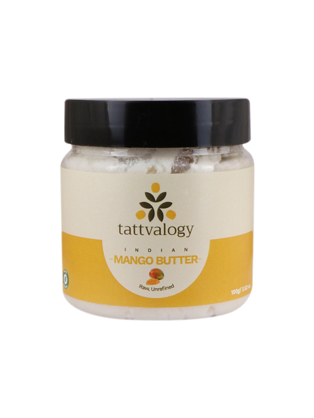 

Tattvalogy Raw Unprocessed & Unrefined Mango Butter - 100g, Beige