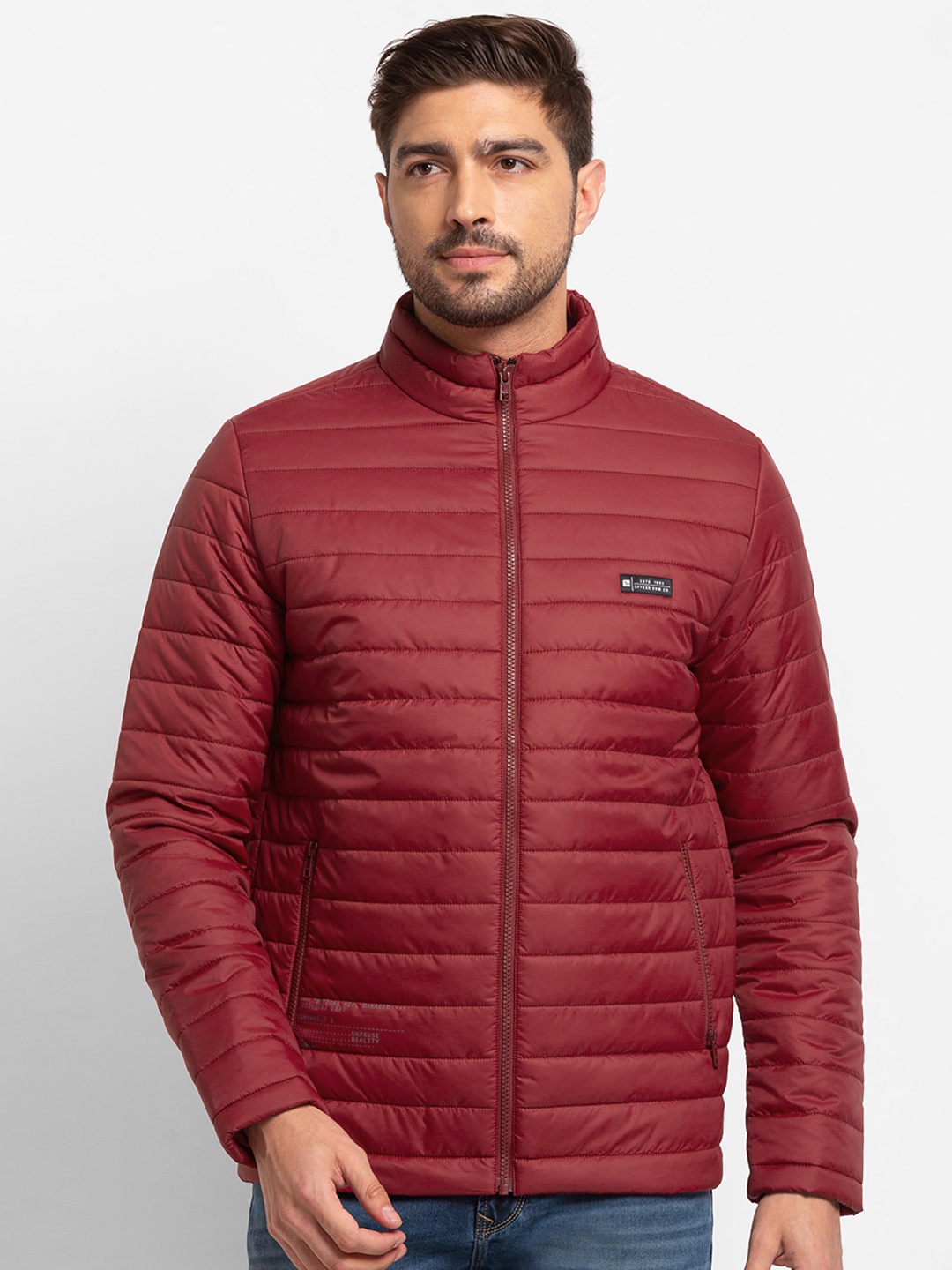 

SPYKAR Padded Jacket, Red