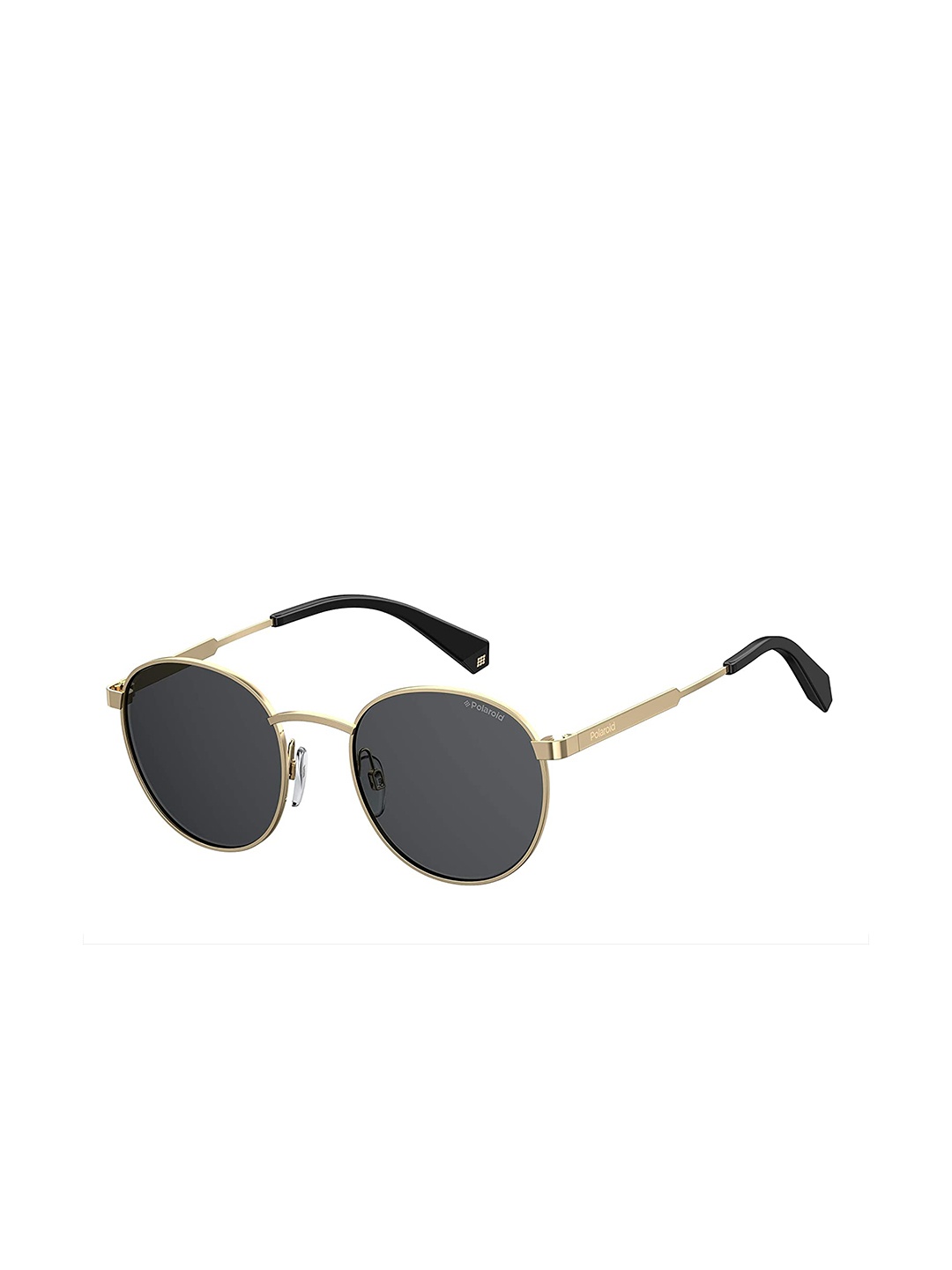 

Polaroid Unisex Grey Lens & Gold-Toned Round Sunglasses PLD 2053/S 2F7M9 51-Grey