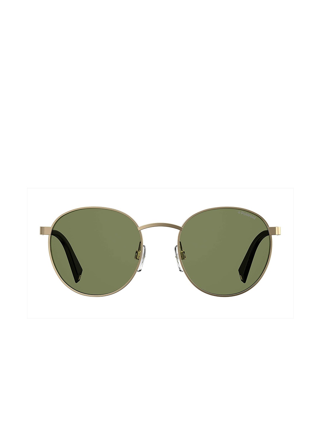 

Polaroid Unisex Green Lens & Gold-Toned Round Sunglasses PLD 2053/S PEFUC 51-Green