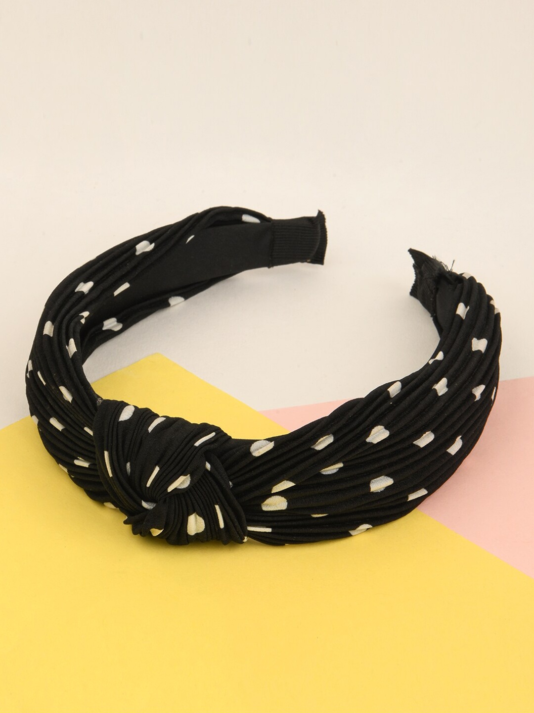 

Lilly & sparkle Women Black & Off White Hairband
