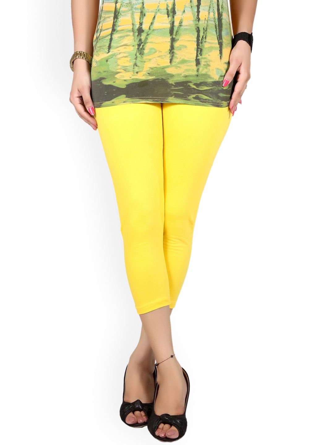 

Q-rious Women Yellow Capris