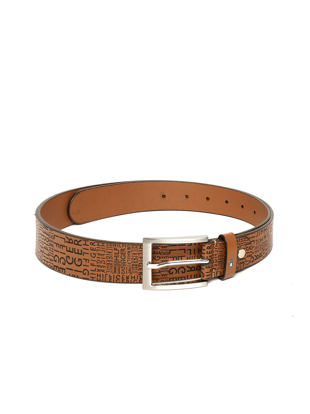 

Tommy Hilfiger Men Tan Textured Leather Belt