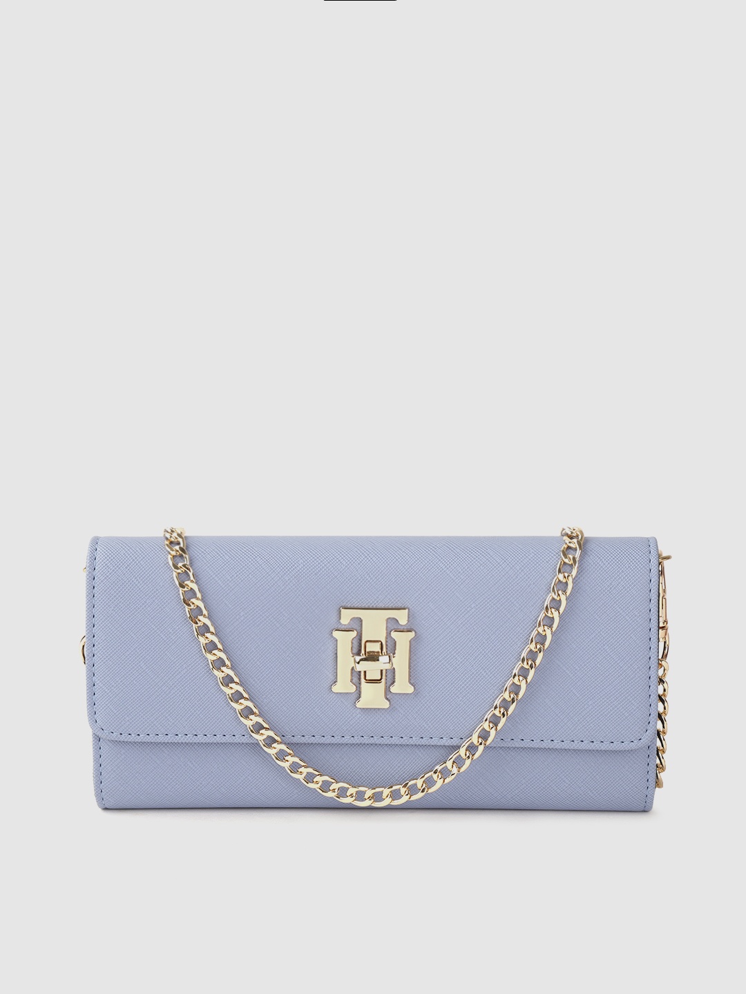 

Tommy Hilfiger Women Blue Textured PU Envelope