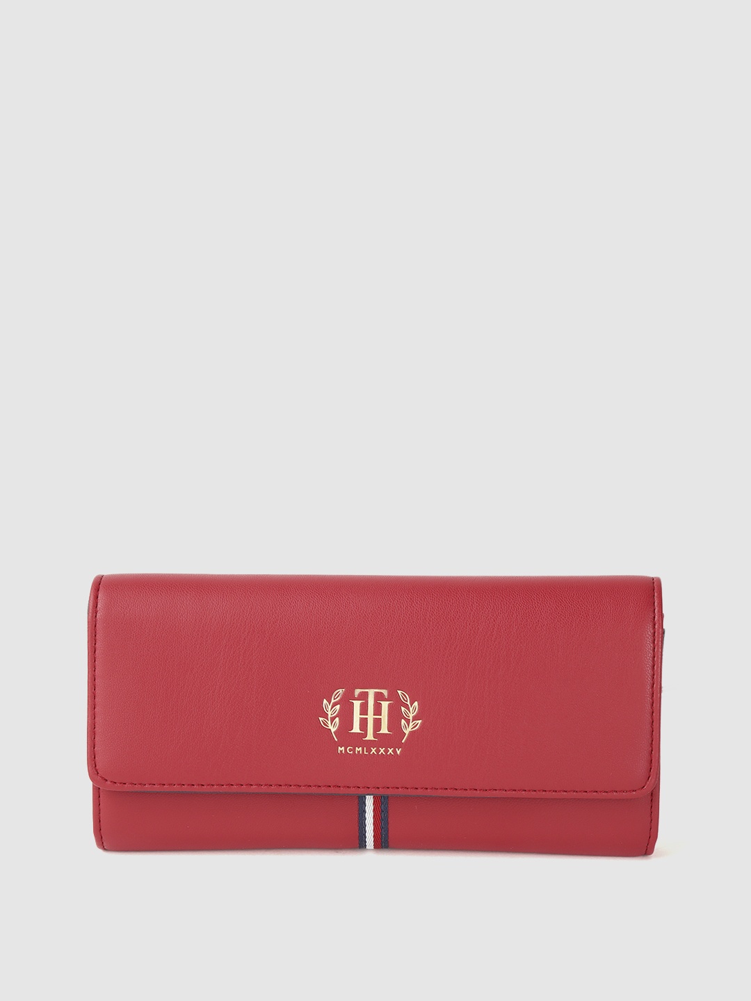 

Tommy Hilfiger Women Red PU Two Fold Wallet