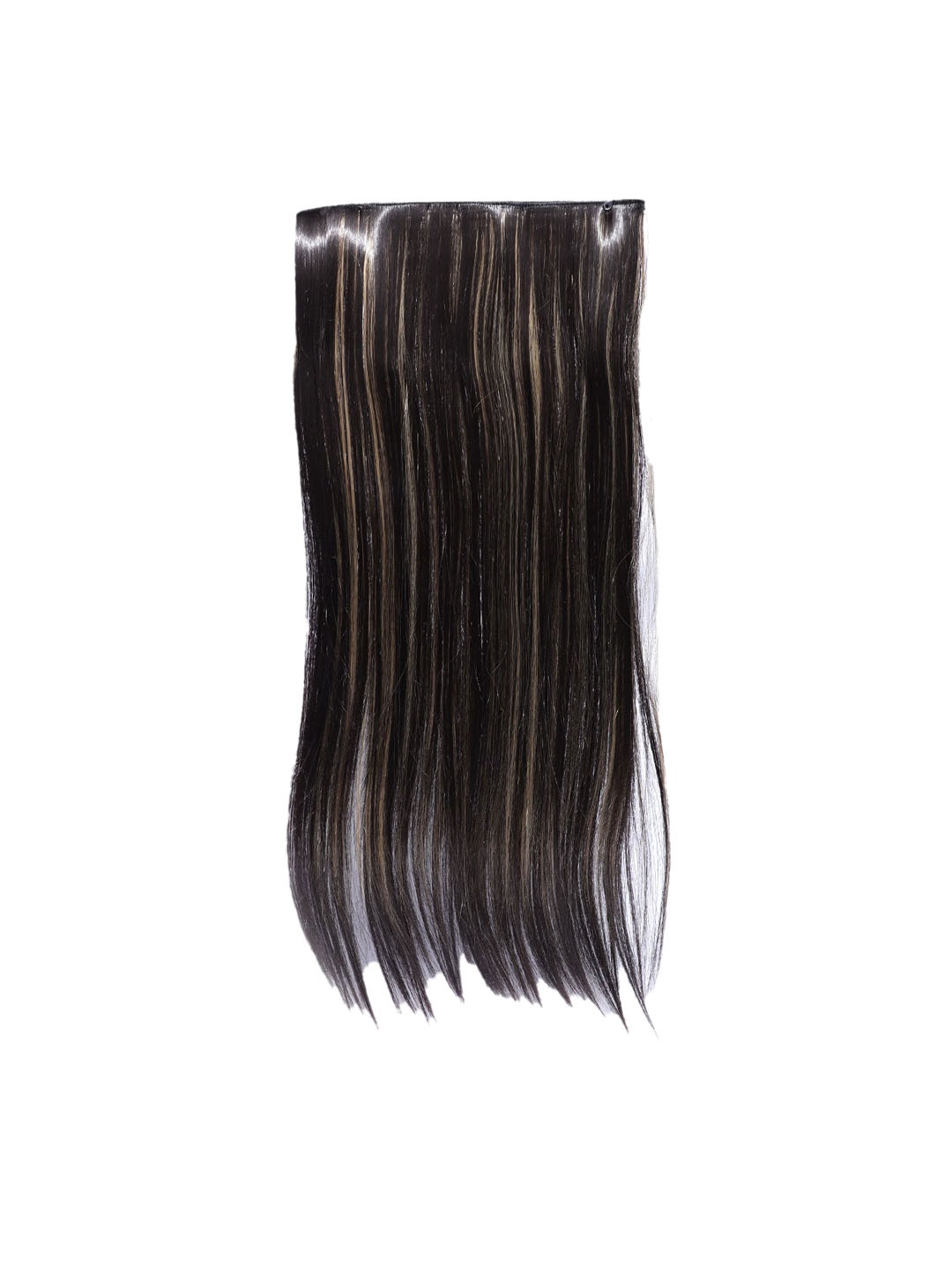 

CHRONEX 5 Clips Based Highlighter Long Straight Hair Extension-Wig, Gold