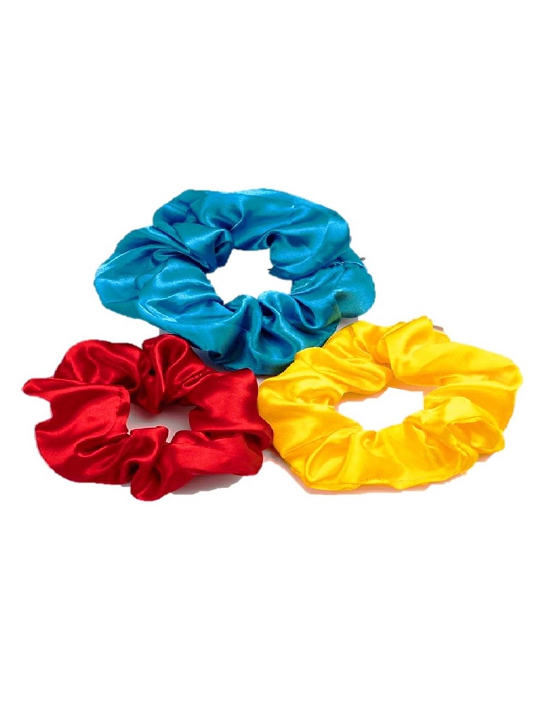 

DIAN Women Assorted & Red Set of 3 Ponytail Holders