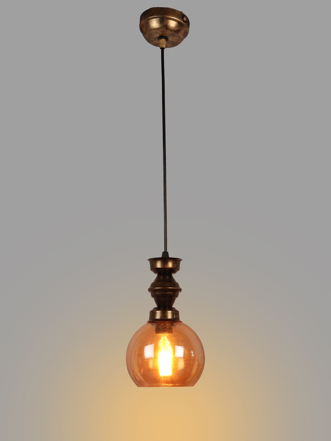

foziq Gold-Toned Solid Contemporary Ceiling Lamp