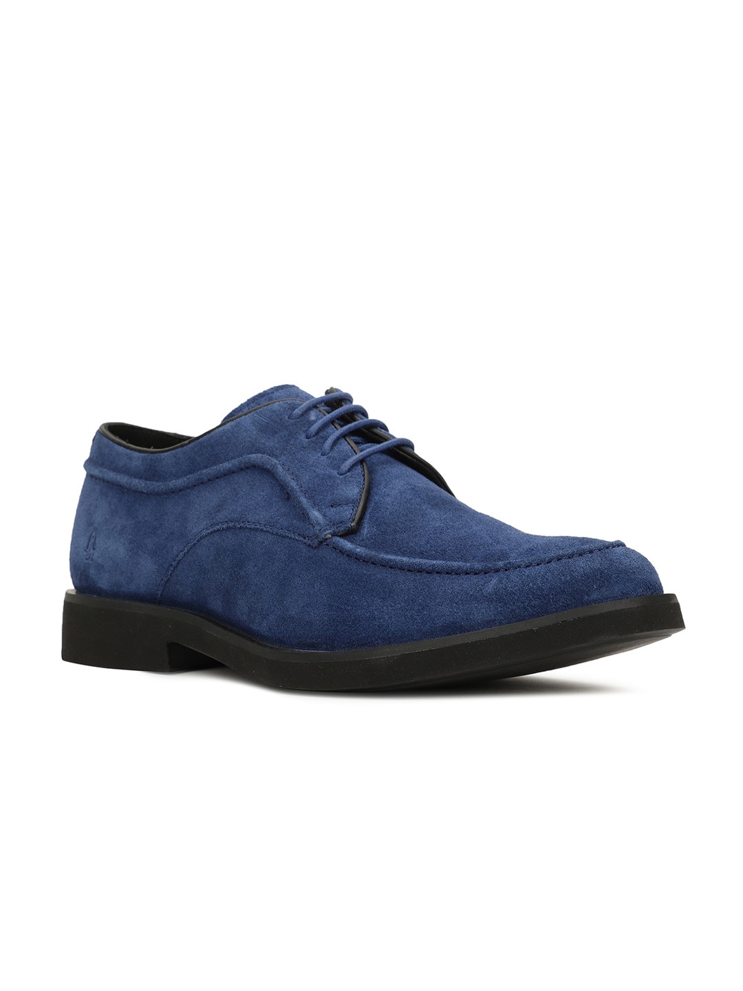 

Hush Puppies Men Blue Elvis Classic Suede Leather Derbys