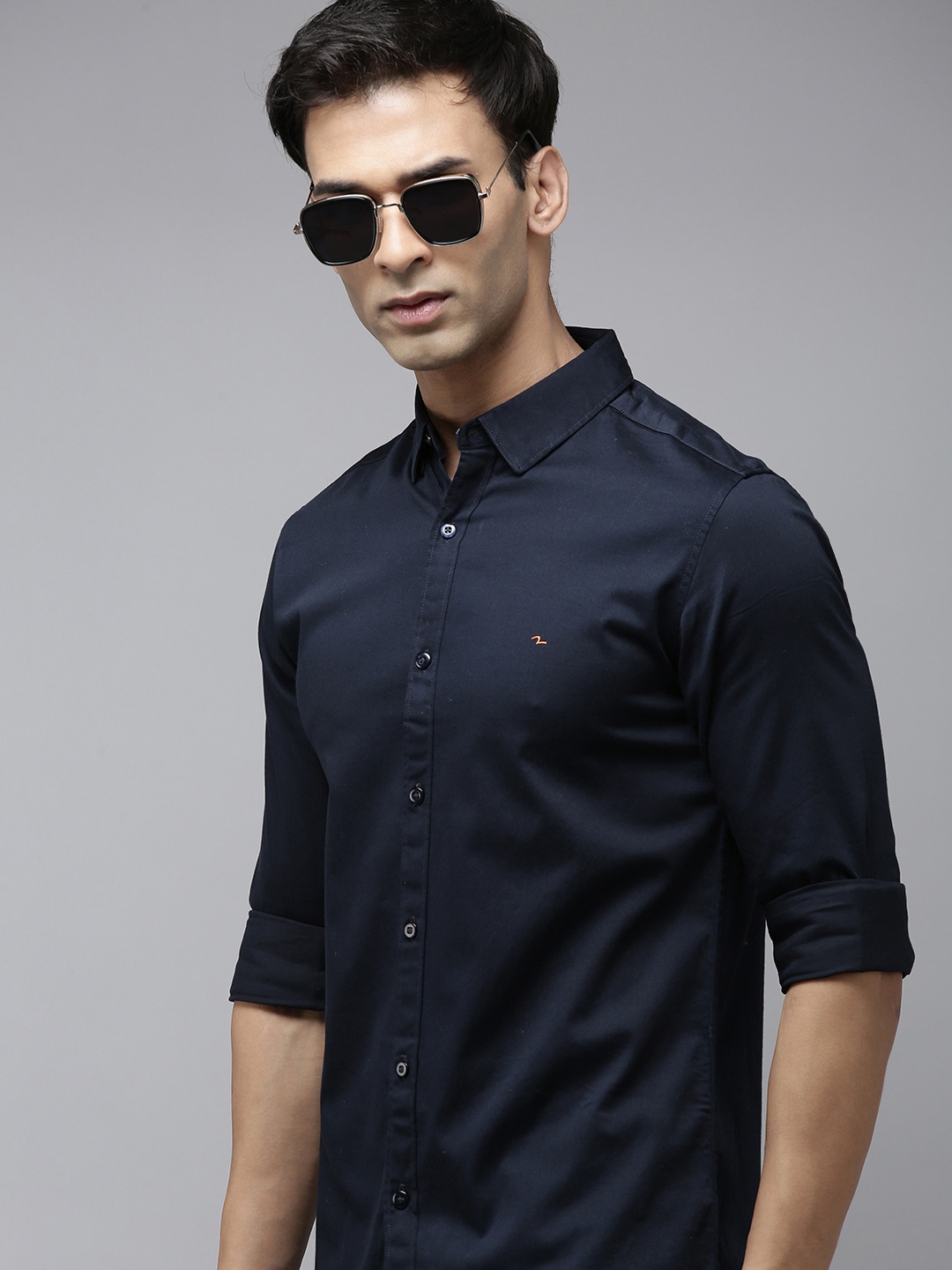 

SPYKAR Slim Fit Casual Shirt, Blue