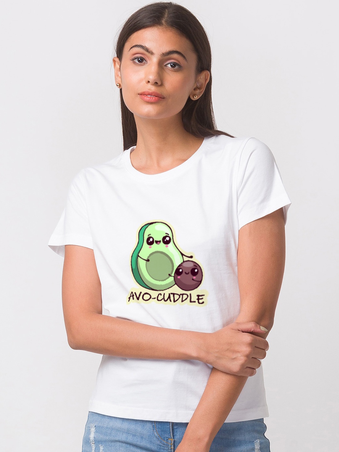 

FashionRack Women White Printed T-shirt