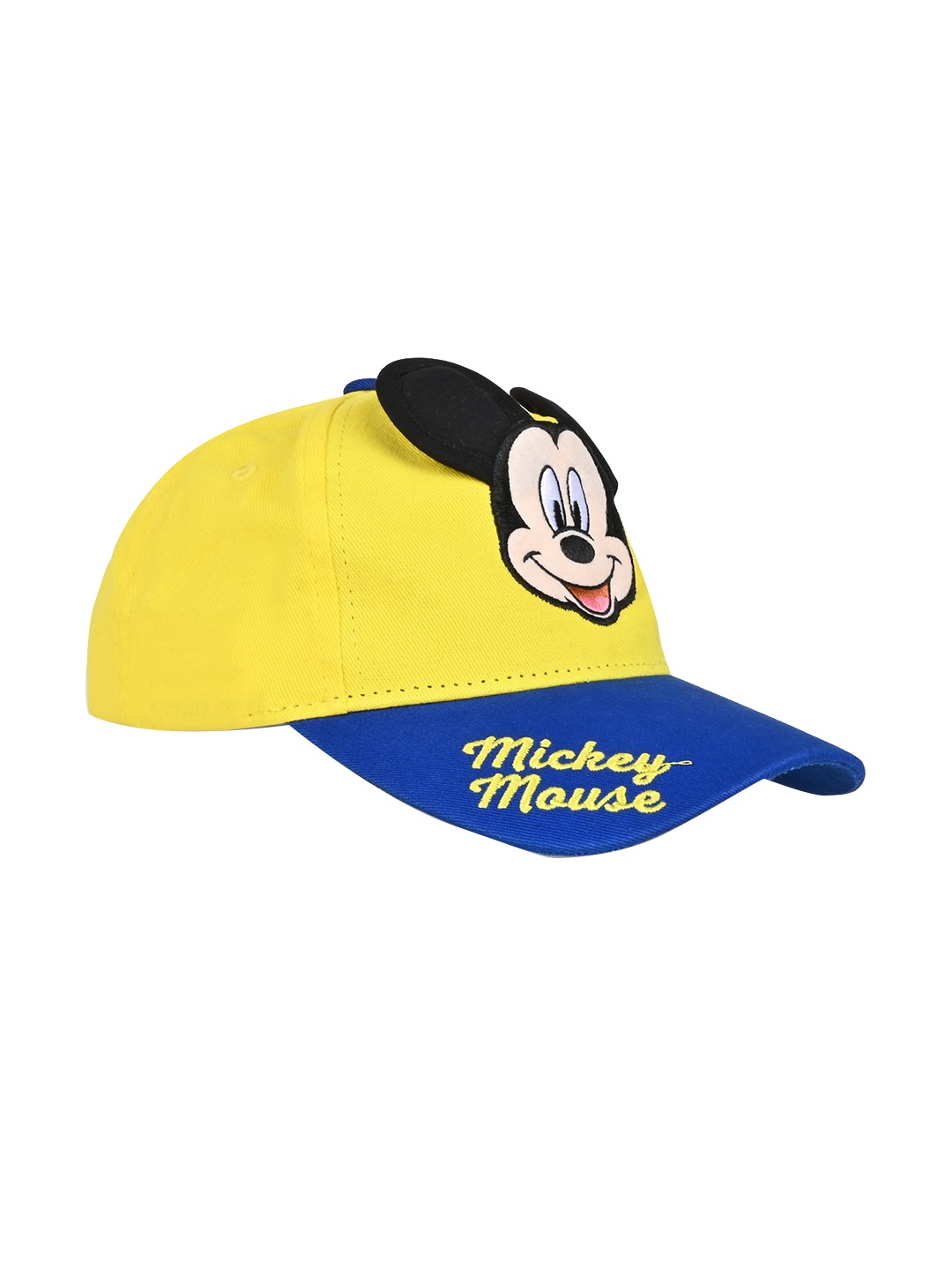 

Disney Boys Yellow & Blue Mickey Mouse Printed Baseball Cap