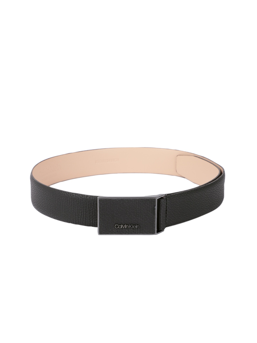 

Calvin Klein Jeans Men Black Textured PU Belt