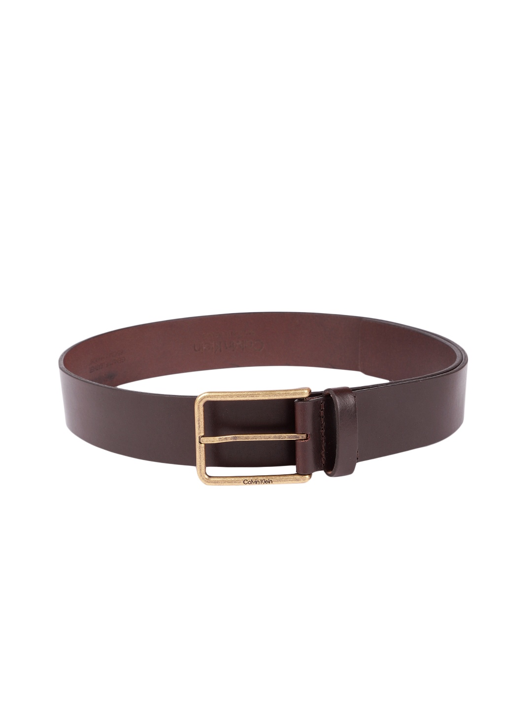 

Calvin Klein Jeans Men Brown Leather Belt