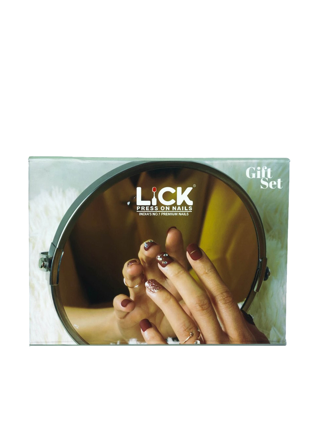 

LICK Press on Nails, Beauty Blender & Manicure Pedicure Kit, Multi