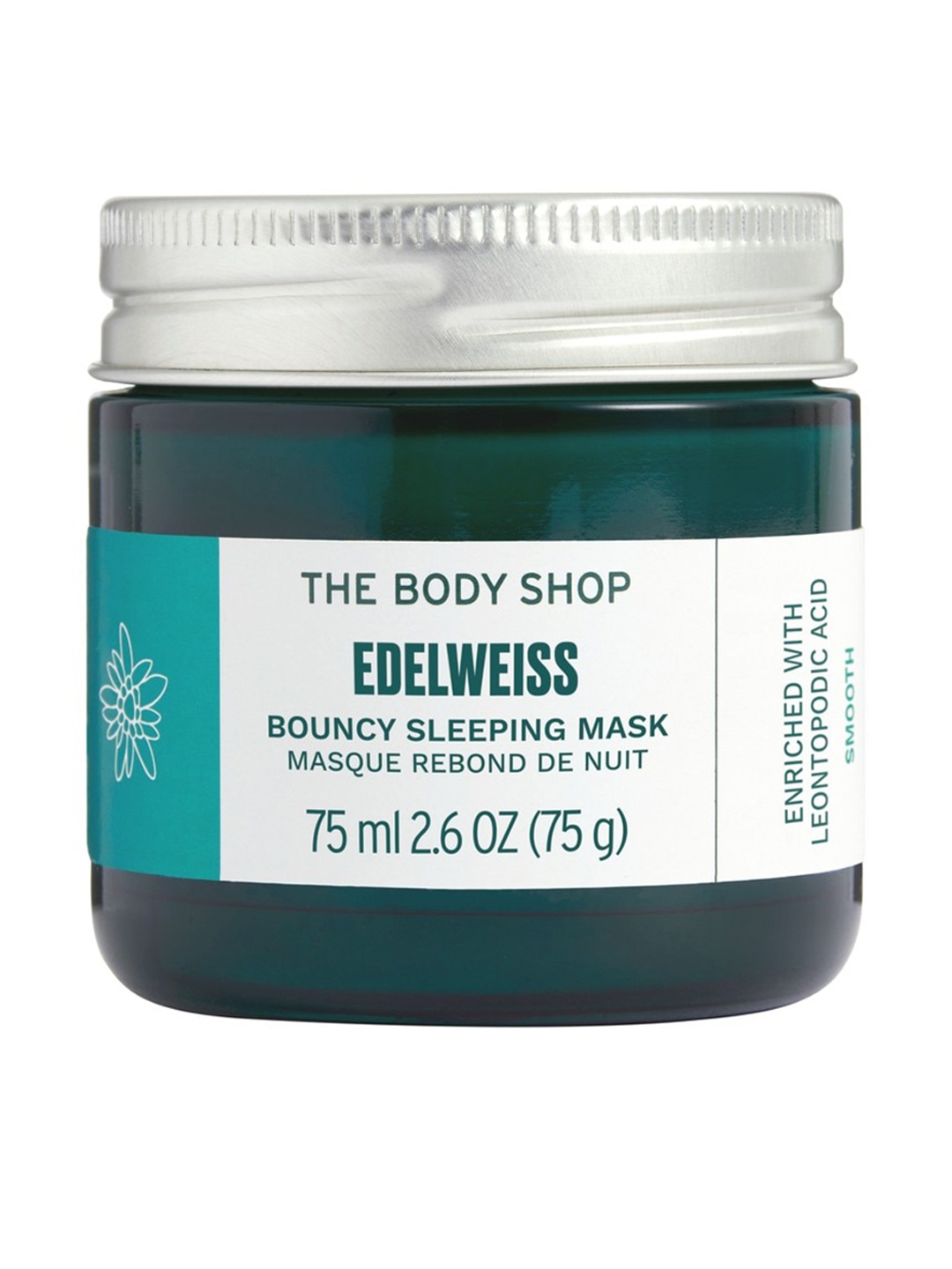

THE BODY SHOP Edelweiss with Leontopodic Acid Bouncy Sleeping Mask - 75 ml, Green