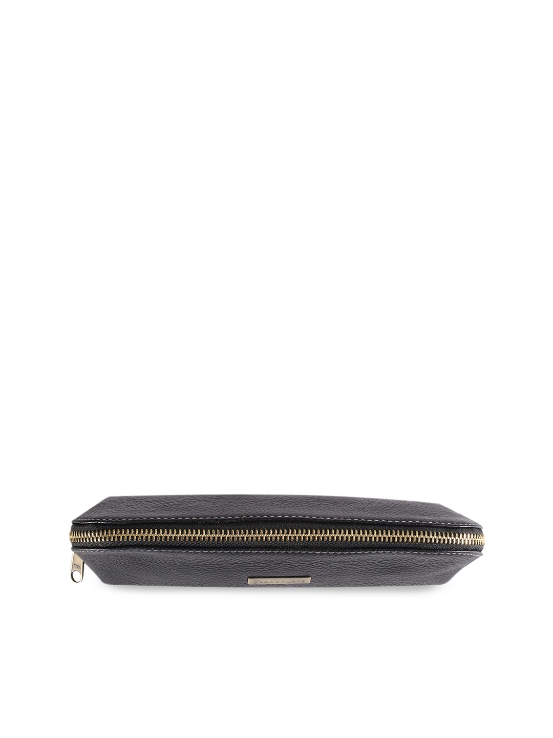 

TRAVALATE Black Solid Travel Pouch