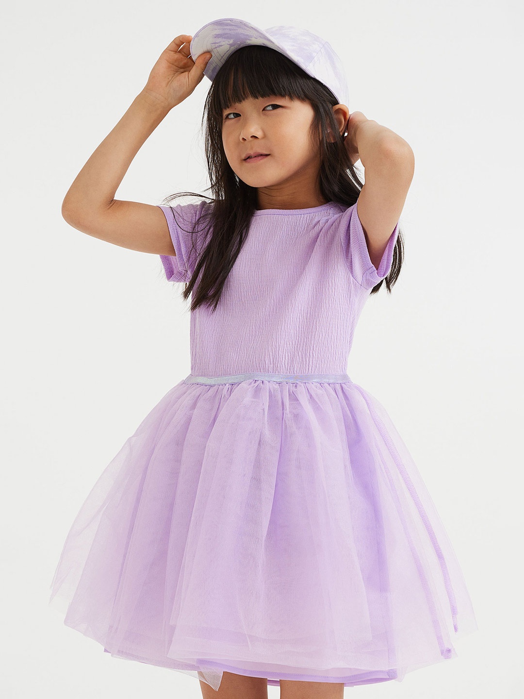 

H&M Girls Purple Tulle-Skirt Dress