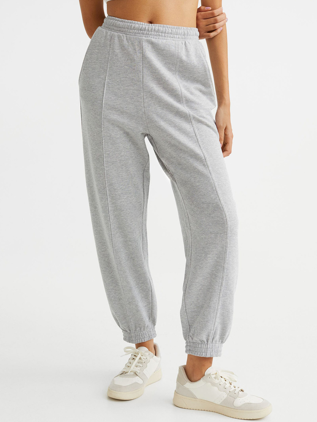 

H&M Women Grey Solid Oversized Joggers