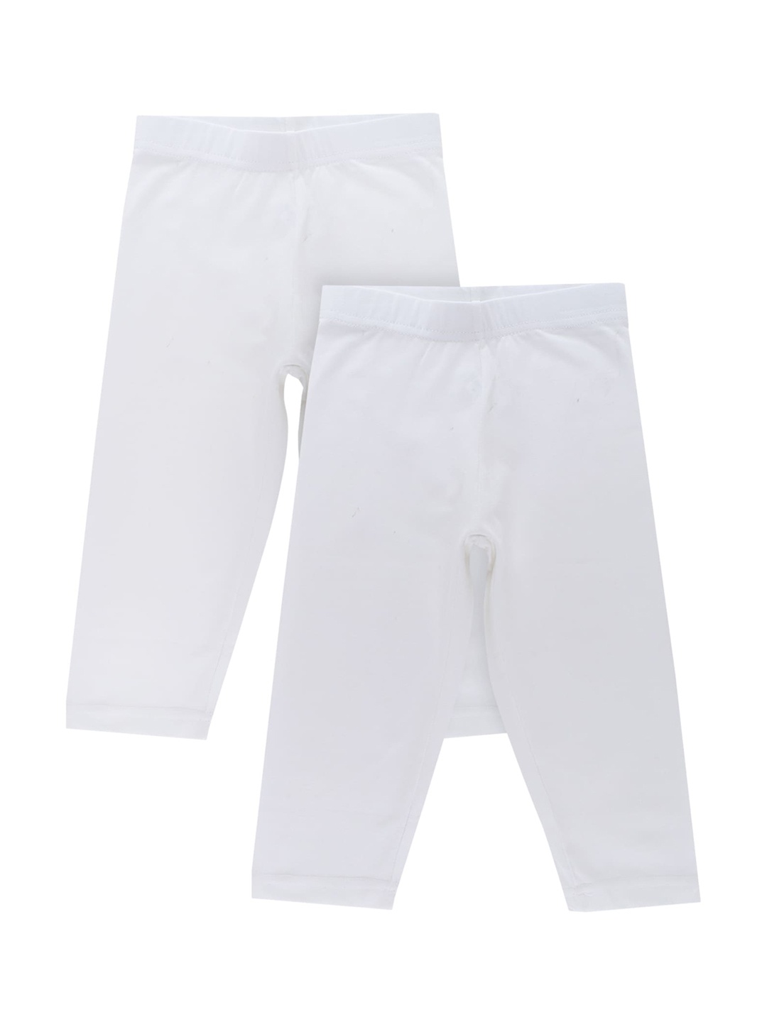 

Bodycare Kids Girls Pack Of 2 White Cotton Capris