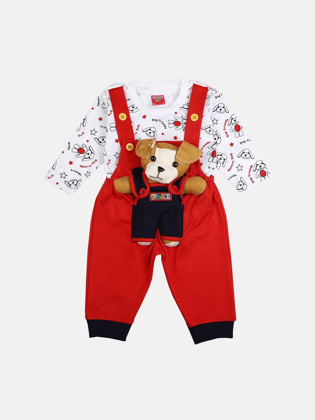 

V-Mart Unisex Kids Red Clothing Set