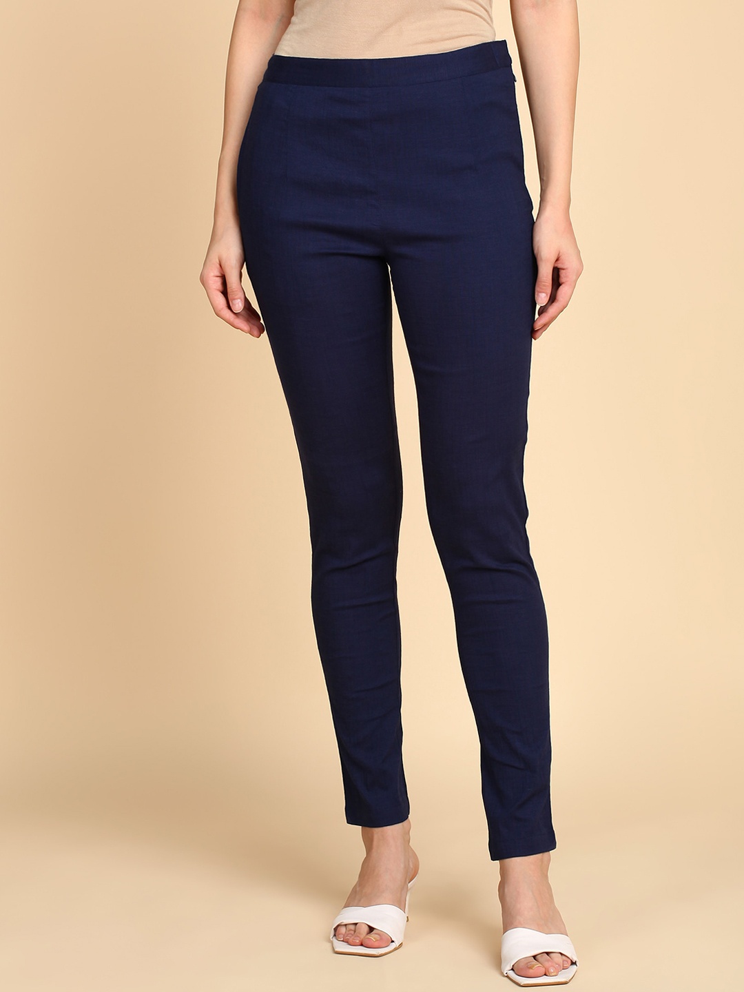 

Bani Women Navy Blue Trousers