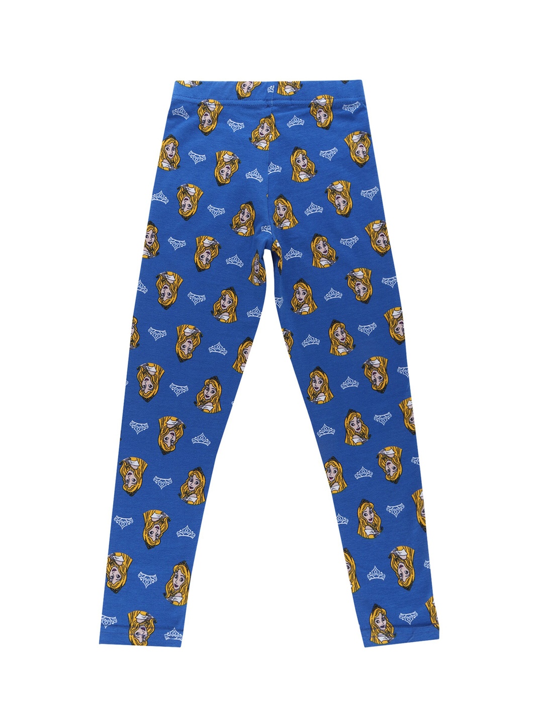 

Bodycare Kids Girls Blue Printed Ankle Length Leggings