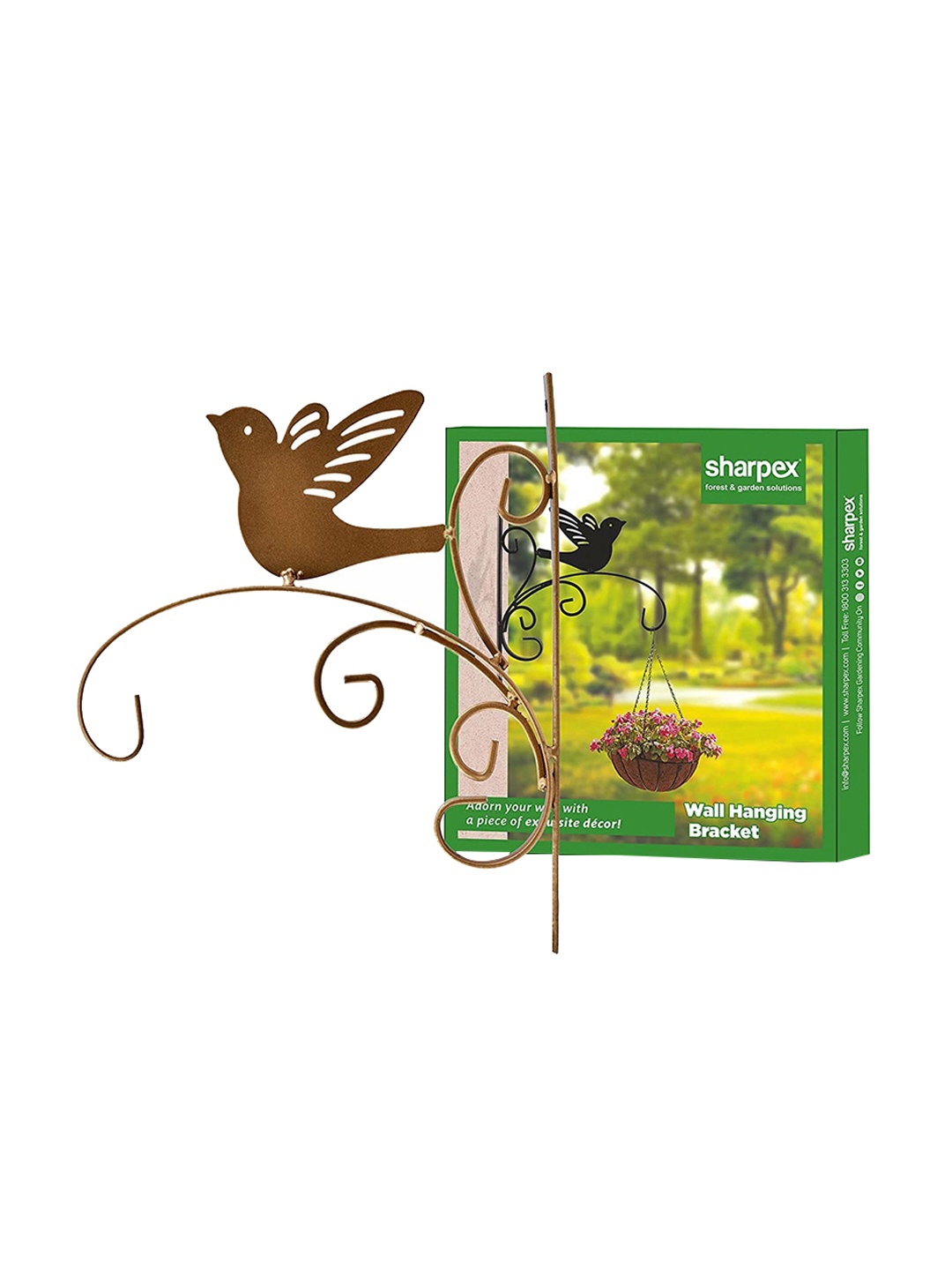 

Sharpex Gold-Coloured Solid Plant Hanger Brackets