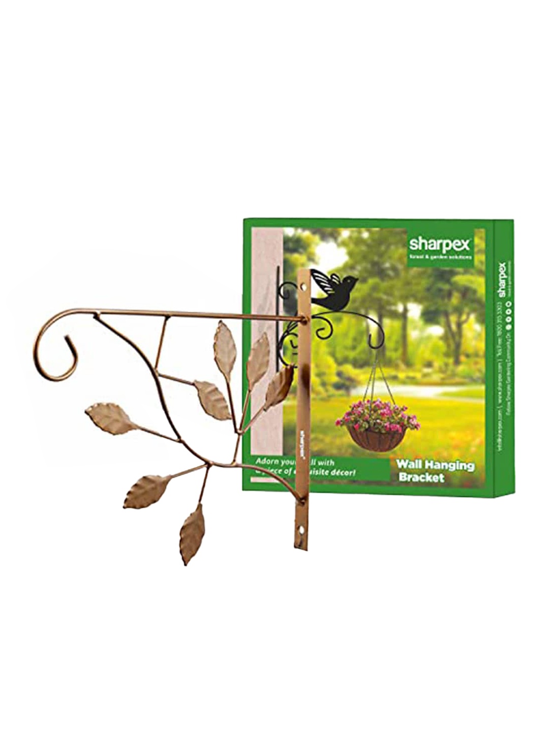 

Sharpex Gold-Coloured Solid Plant Hanger Brackets