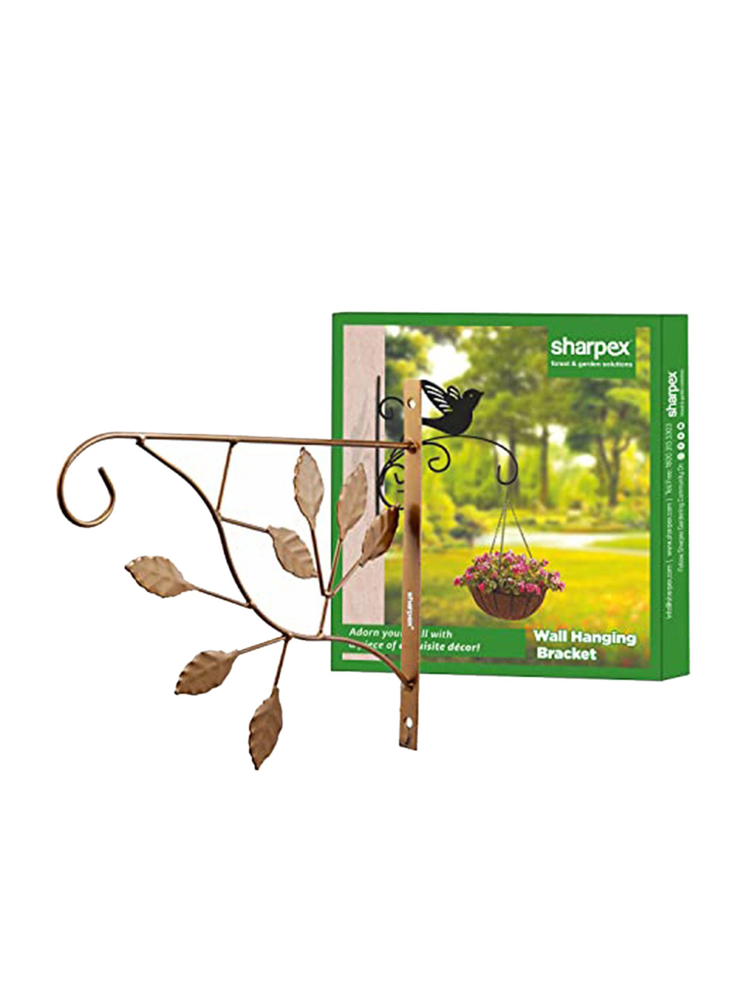 

Sharpex Set Of 4 Gold-Colored Solid Plant Hanger Brackets