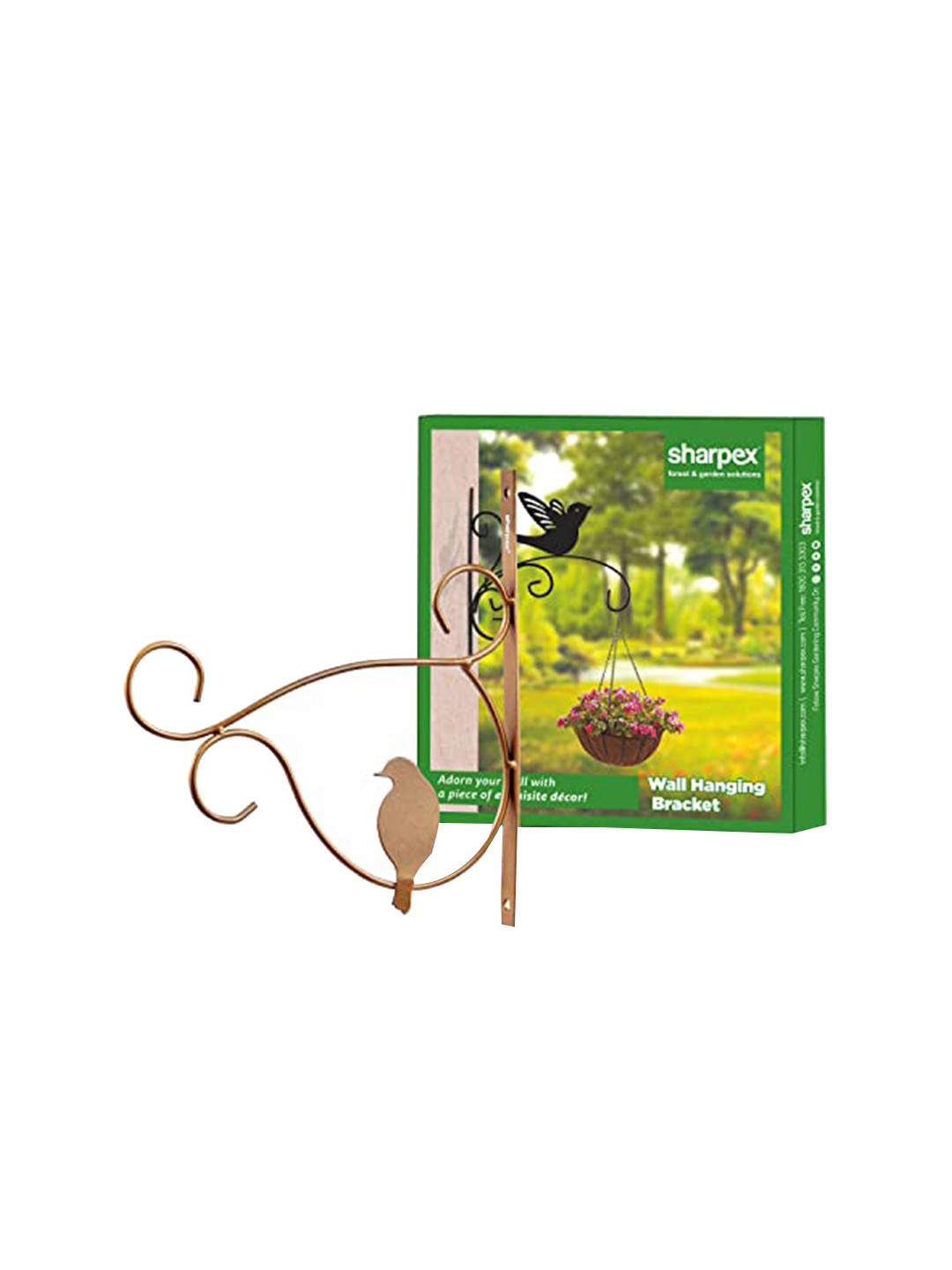 

Sharpex Set Of 4 Gold-Toned Solid Plant Hanger Brackets