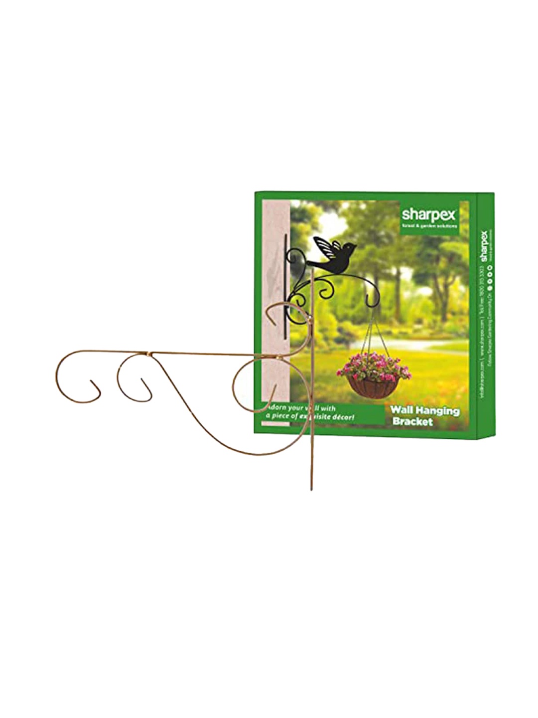 

Sharpex Set Of 4 Gold-Toned Solid Plant Hanger Brackets