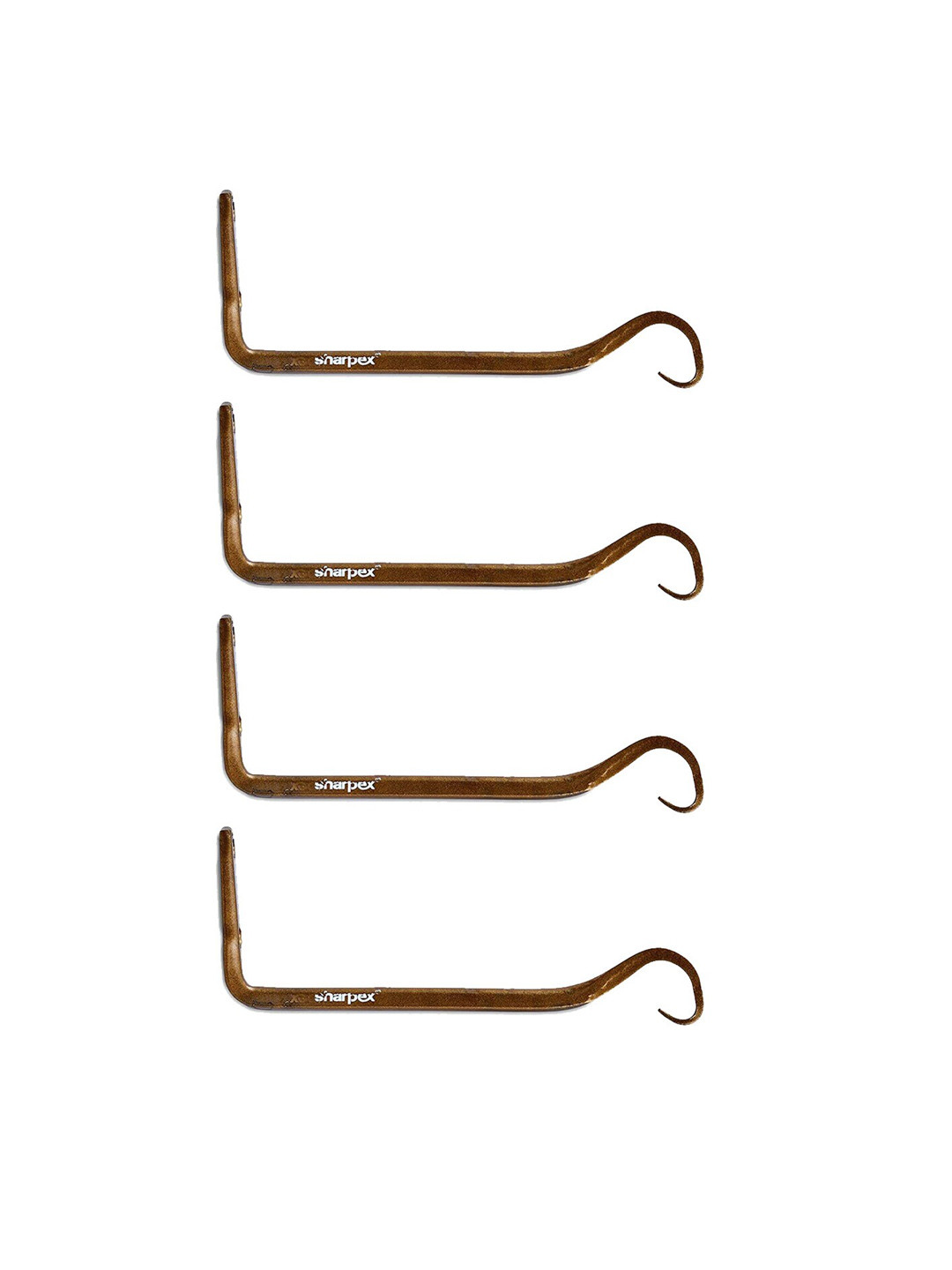 

Sharpex Set Of 4 Gold-Toned Solid Plant Hanger Brackets