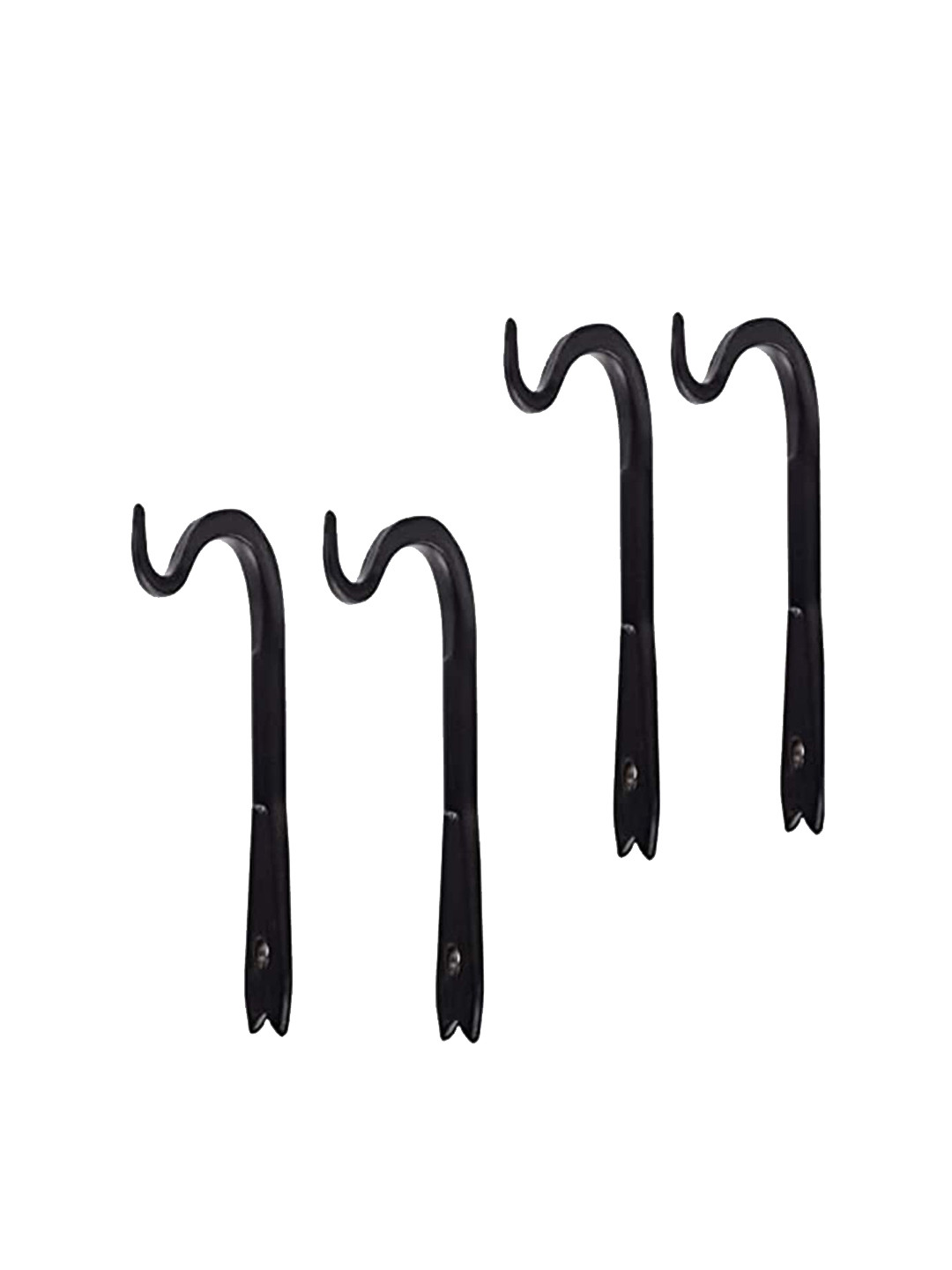 

Sharpex Set Of 4 Black Solid Plant Hanger Brackets