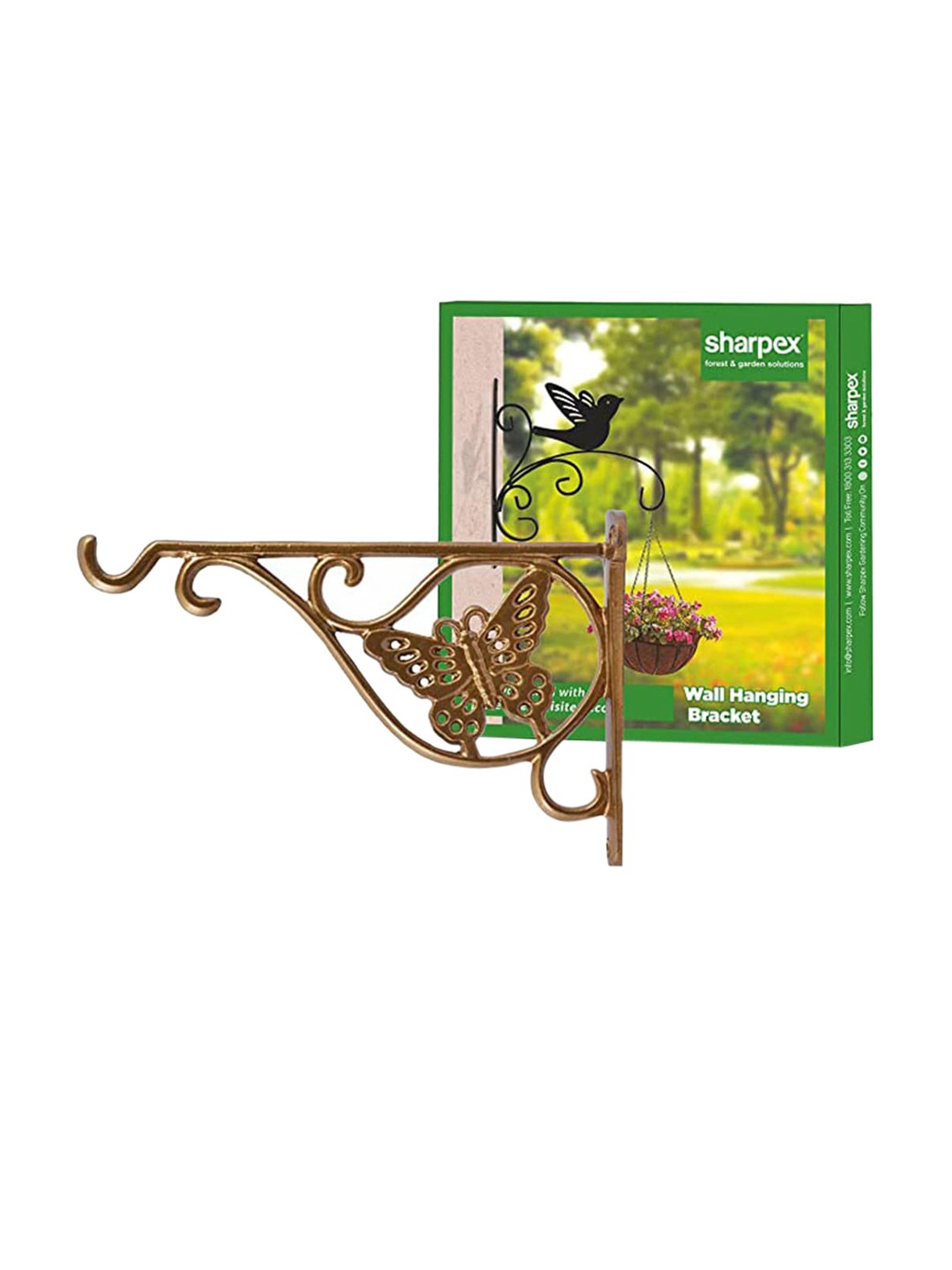 

Sharpex Gold-Coloured Solid Plant Hanger Brackets