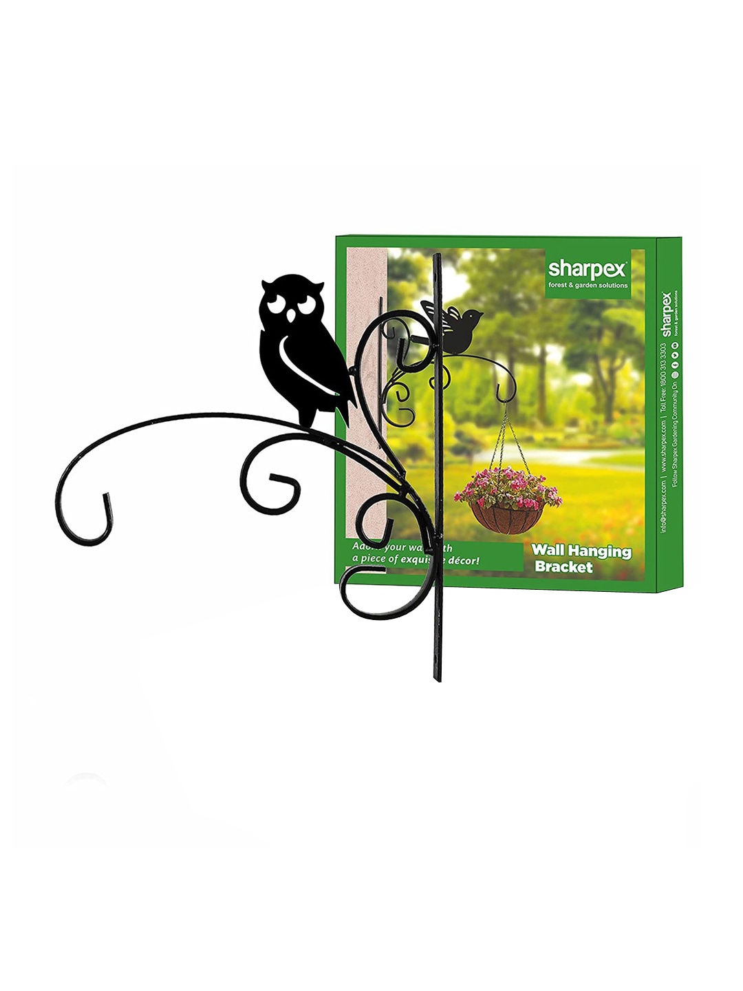 

Sharpex Black Solid Plant Hanger Brackets