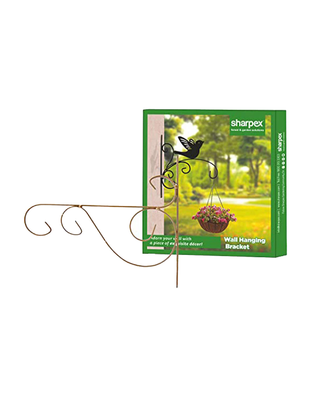 

Sharpex Gold-Toned Solid Plant Hanger Brackets