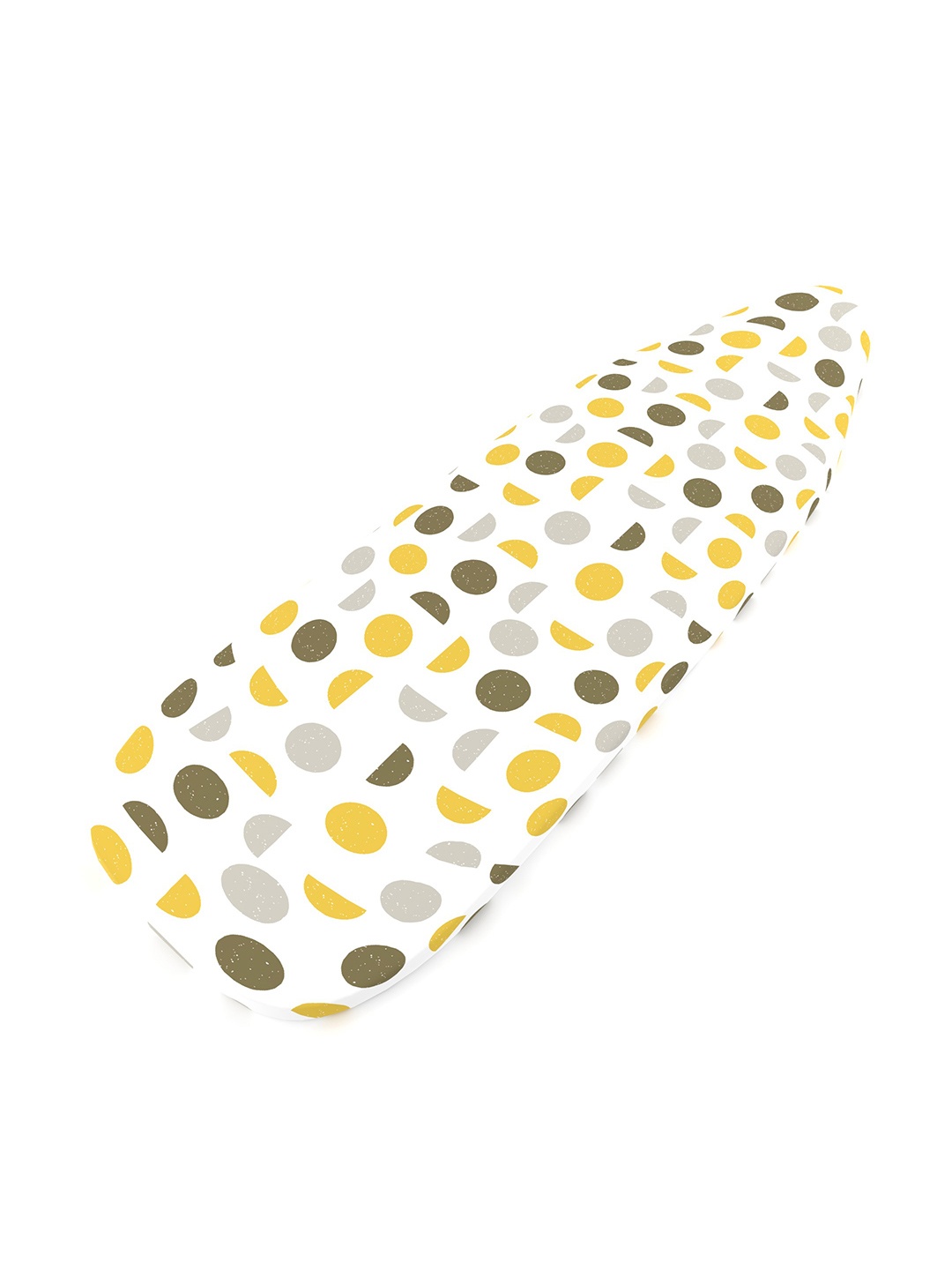 

Encasa Homes White & Yellow Printed Pure Cotton Ironing Board Cover