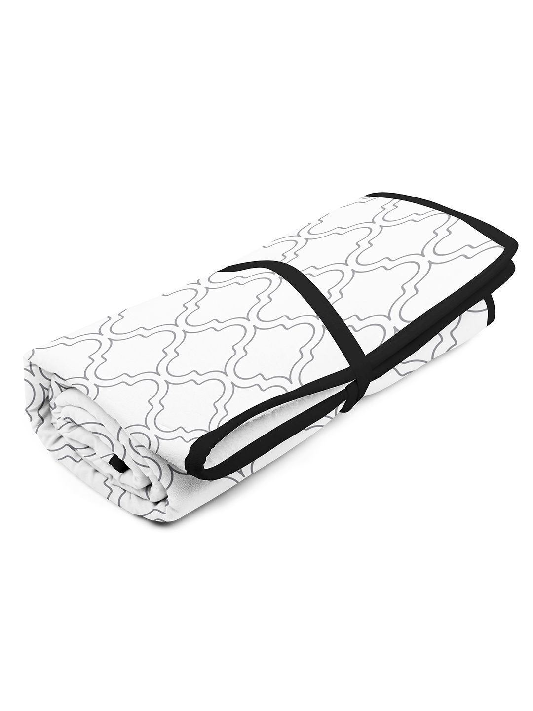 

Encasa Homes White Printed Pure Cotton Ironing Mat