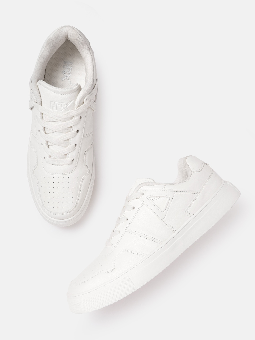 

HRX by Hrithik Roshan Men White Solid Sneakers