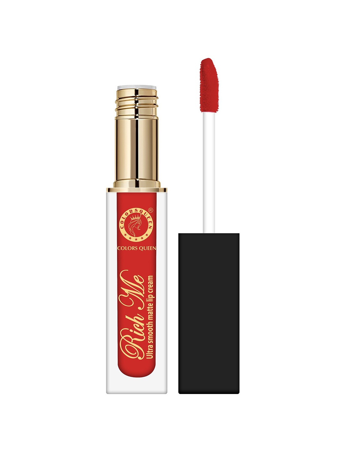 

Colors Queen Rich Me Ultra Smooth Non-Transfer Waterproof Matte Lip Cream 7ml - Bright Red