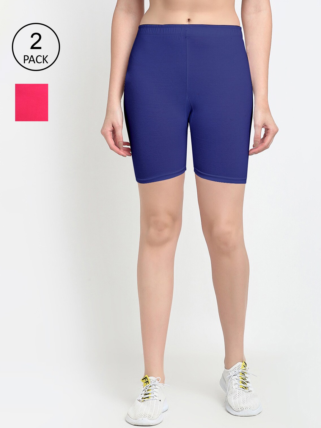 

GRACIT Women Blue Cycling Sports Shorts