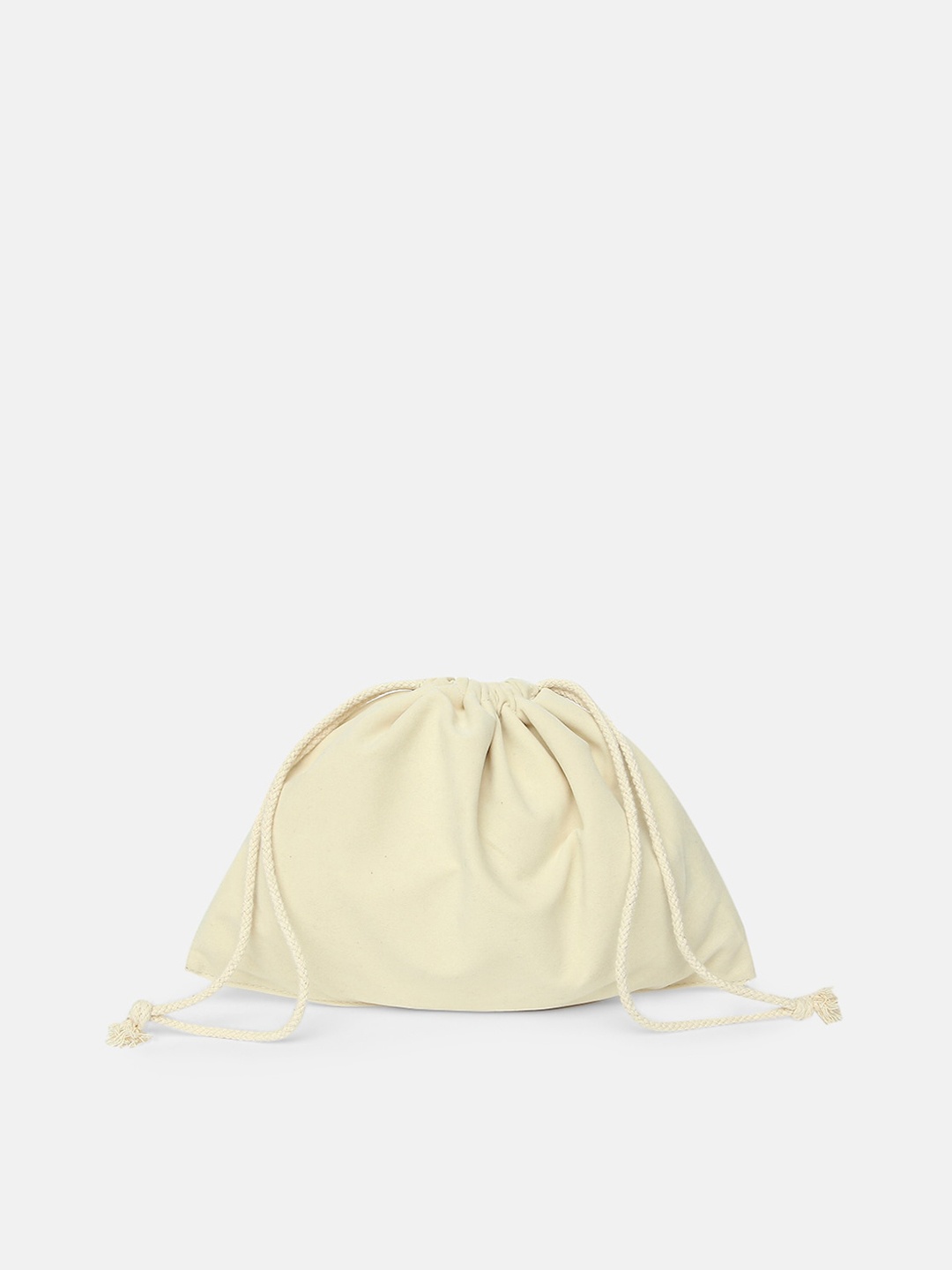 

20Dresses Beige Oversized Bucket Handheld Bag with Bow Detail