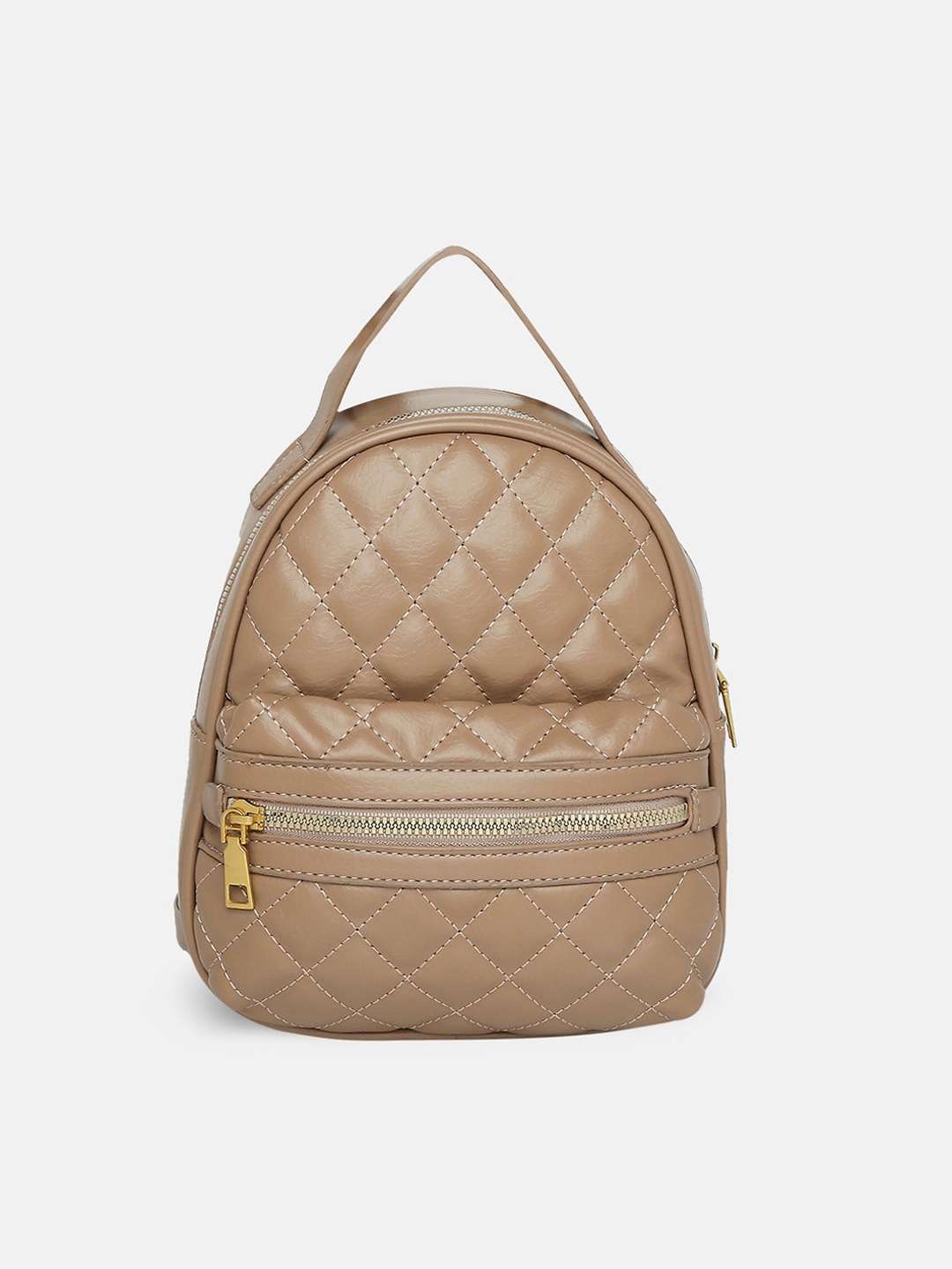 

20Dresses Women Beige Quilted Backpack