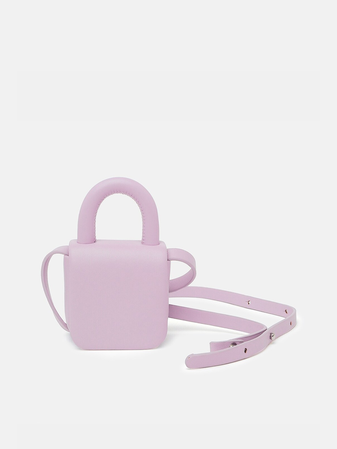 

20Dresses Purple PU Structured Handheld Bag with Tasselled