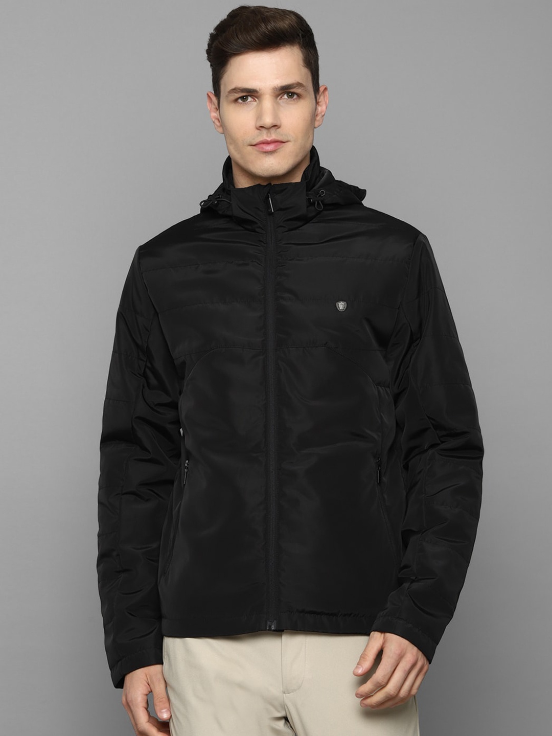 

Louis Philippe Men Black Sporty Jacket