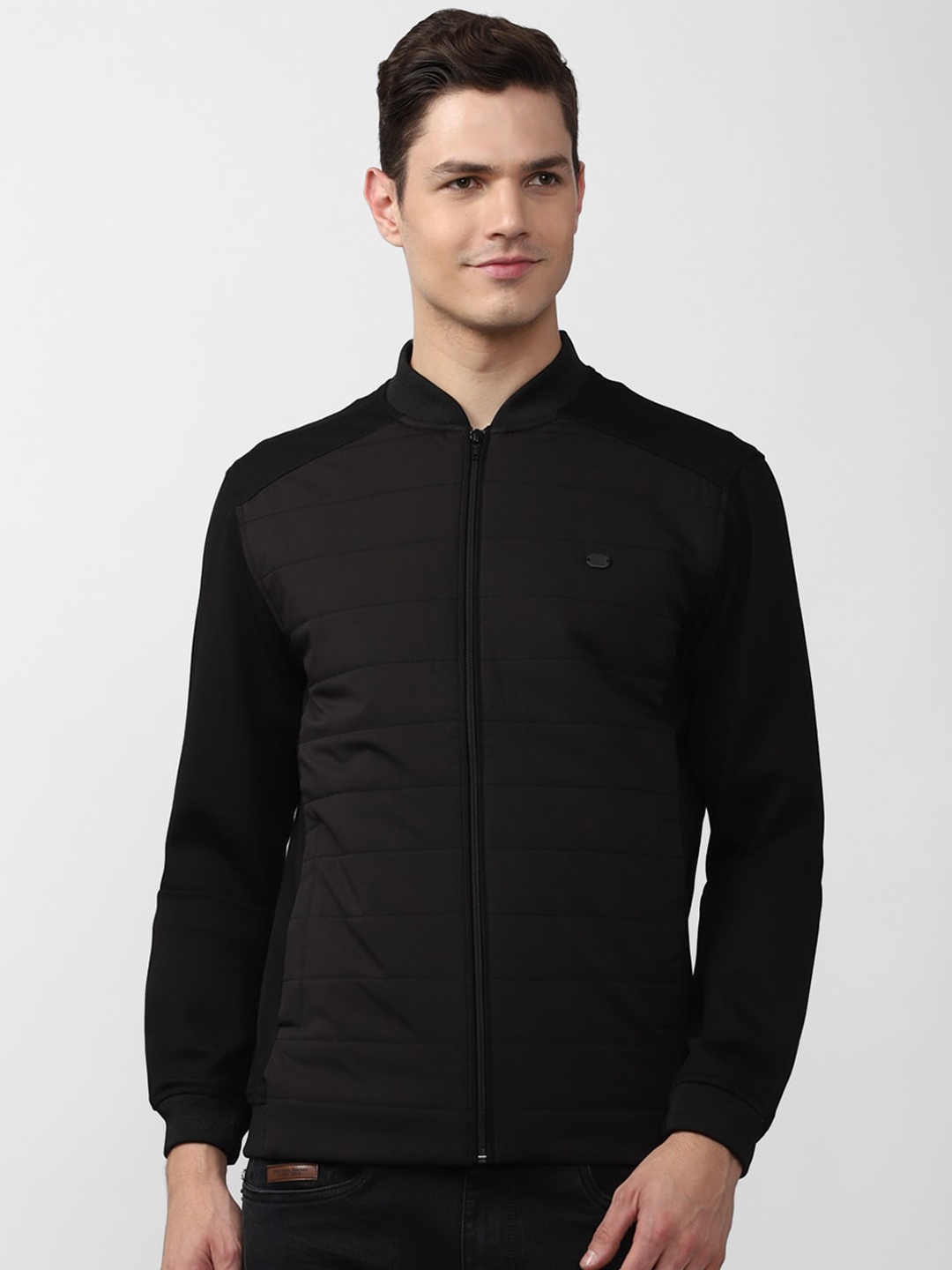 

Peter England Casuals Men Black Sporty Jacket
