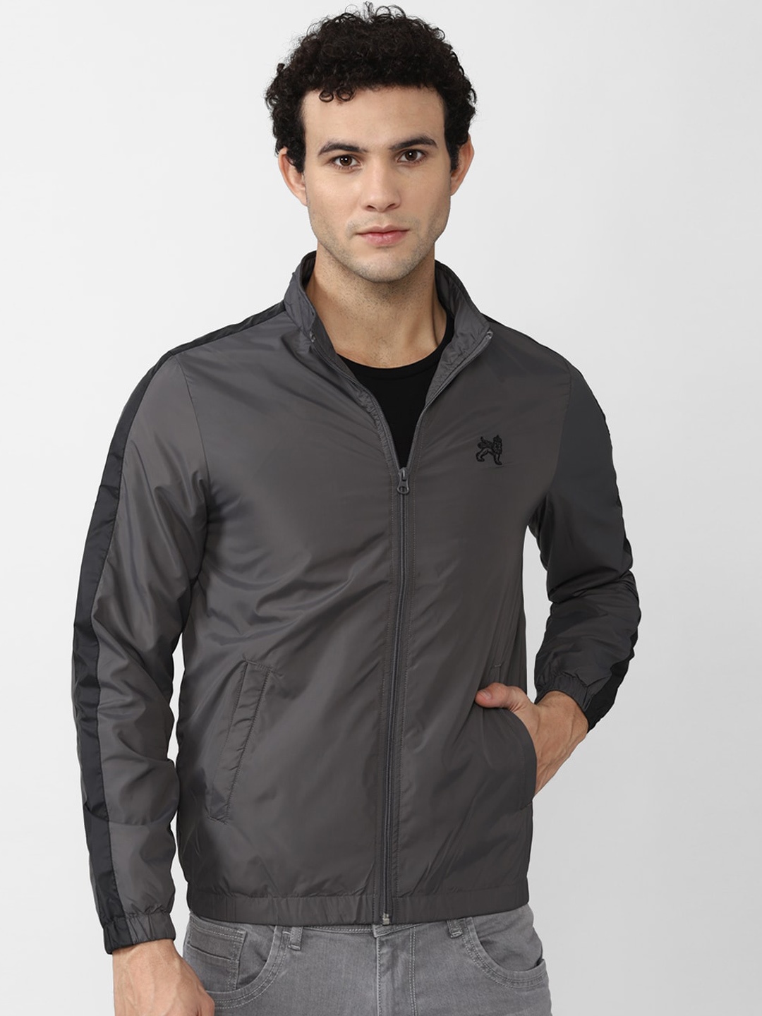 

Van Heusen ACADEMY Men Grey Padded Jacket