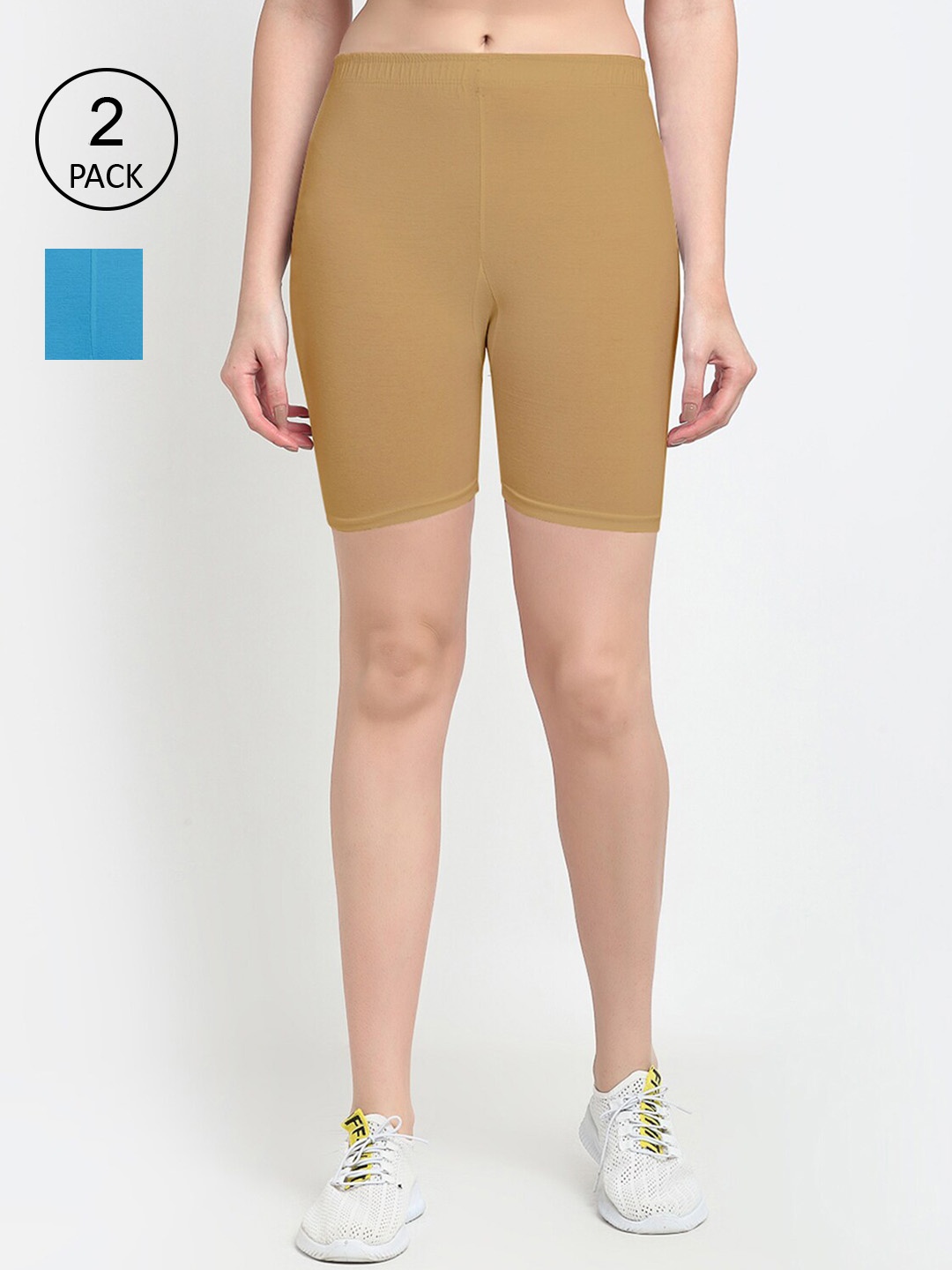 

GRACIT Women Blue Cycling Sports Shorts
