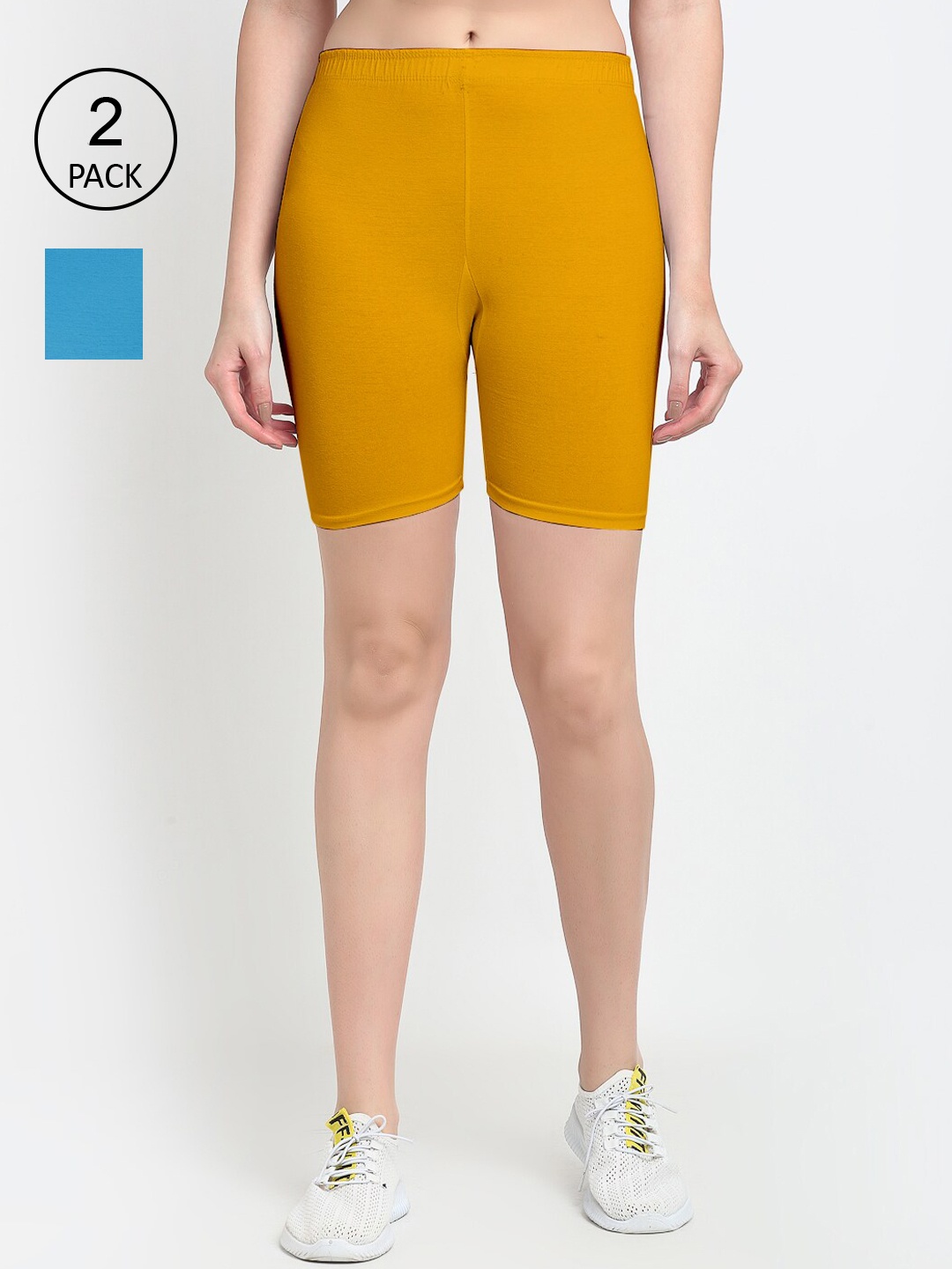 

GRACIT Women Blue Cycling Sports Shorts